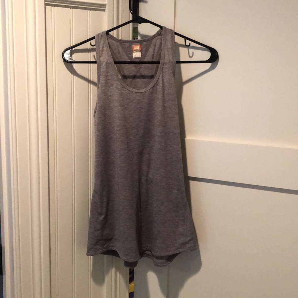 Gray Lucy Workout Tank